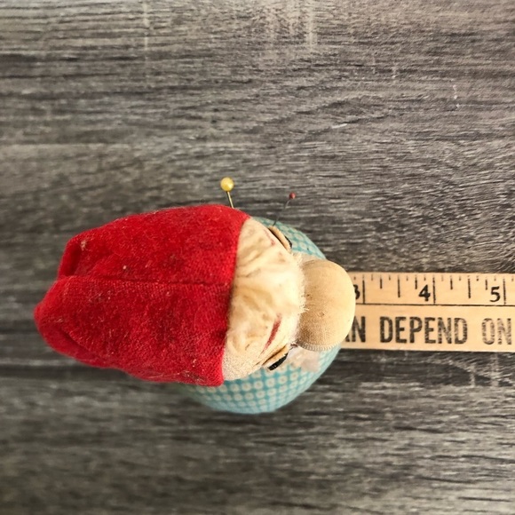Vtg Pin Cushion Doll with Measuring Tape Nose - Picture 9 of 13